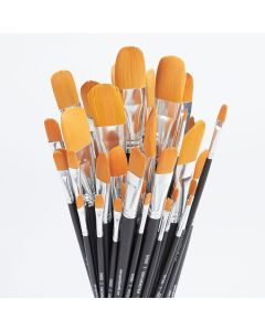 Artist Filbert Synthetic Brush Bulk Pack