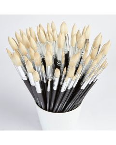 Specialist Crafts Artist Round Hog Brush Bulk Pack