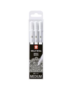 Sakura Gelly Roll Set Bright White Medium Set of 3