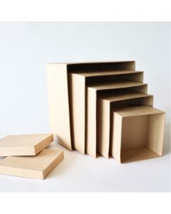 Large Square Boxes - Assorted. Pack of 5