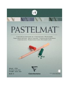 Clairefontaine Pastelmat pad no.5 24x30cm 360g Green Blue