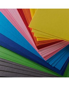 Specialist Crafts Coloured Board Assortment 380 Microns - A4. Pack Of 50 Sheets