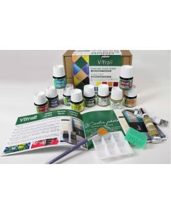 Pebeo Vitrail Glass Paint Set