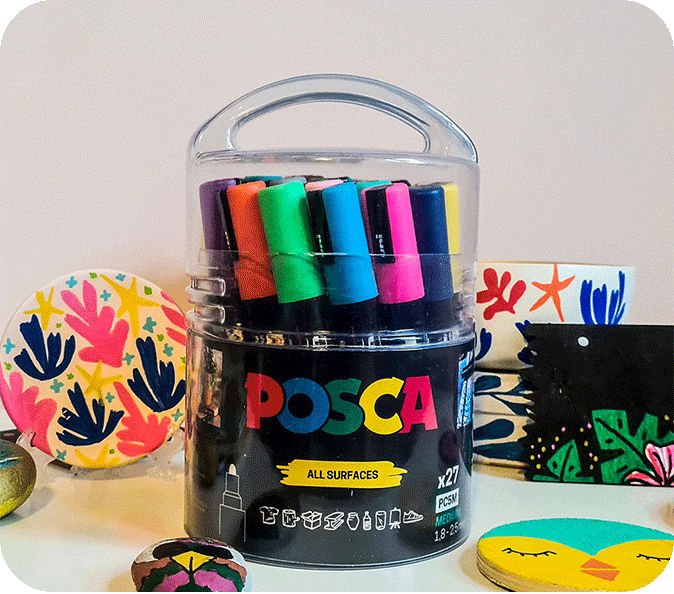 Uni Posca Marker PC-3M 8 Standard Colours