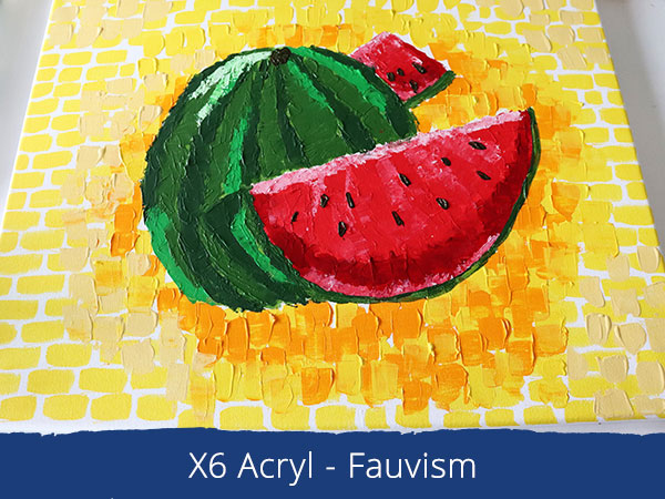 X6 Premium Acryl Fauvism Inspired